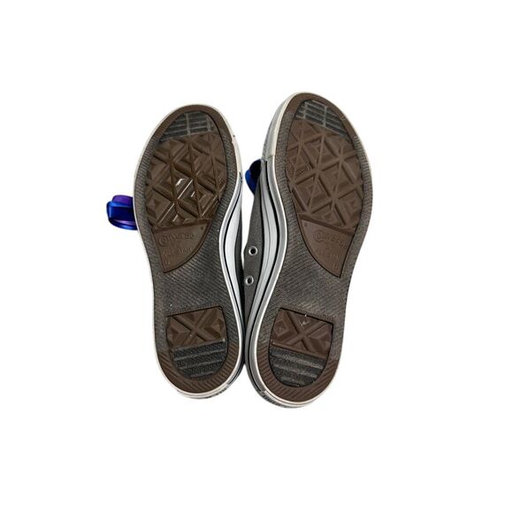 Converse Slip-On Sneakers with Royal Blue &‎ Purple Ribbon Laces Custom Design - Picture 6 of 6